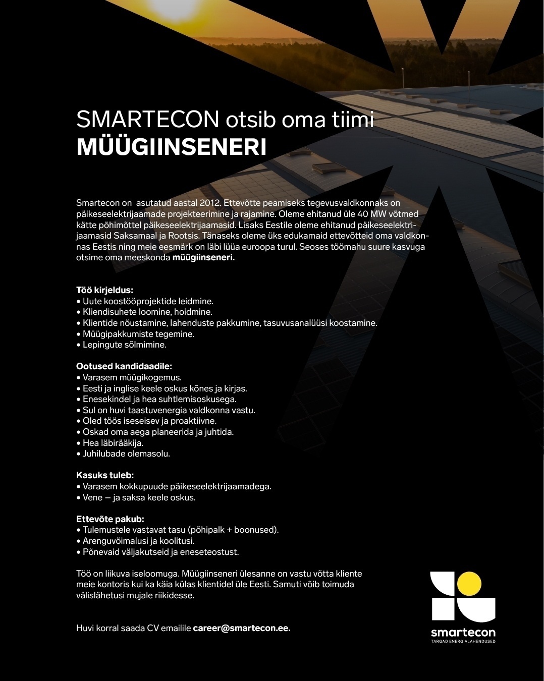 Smartecon OÜ Müügiinsener