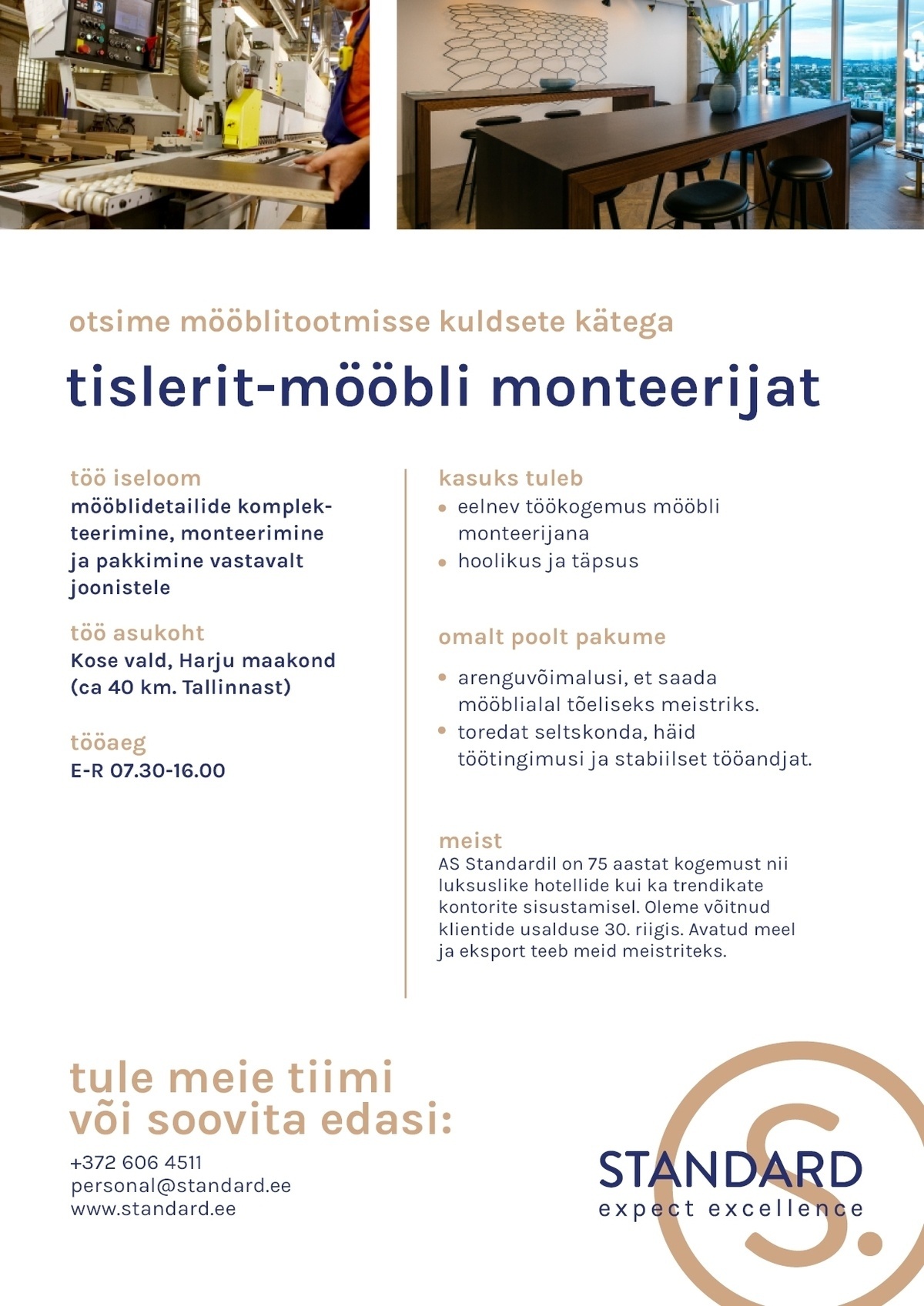 Standard AS Mööblitisler