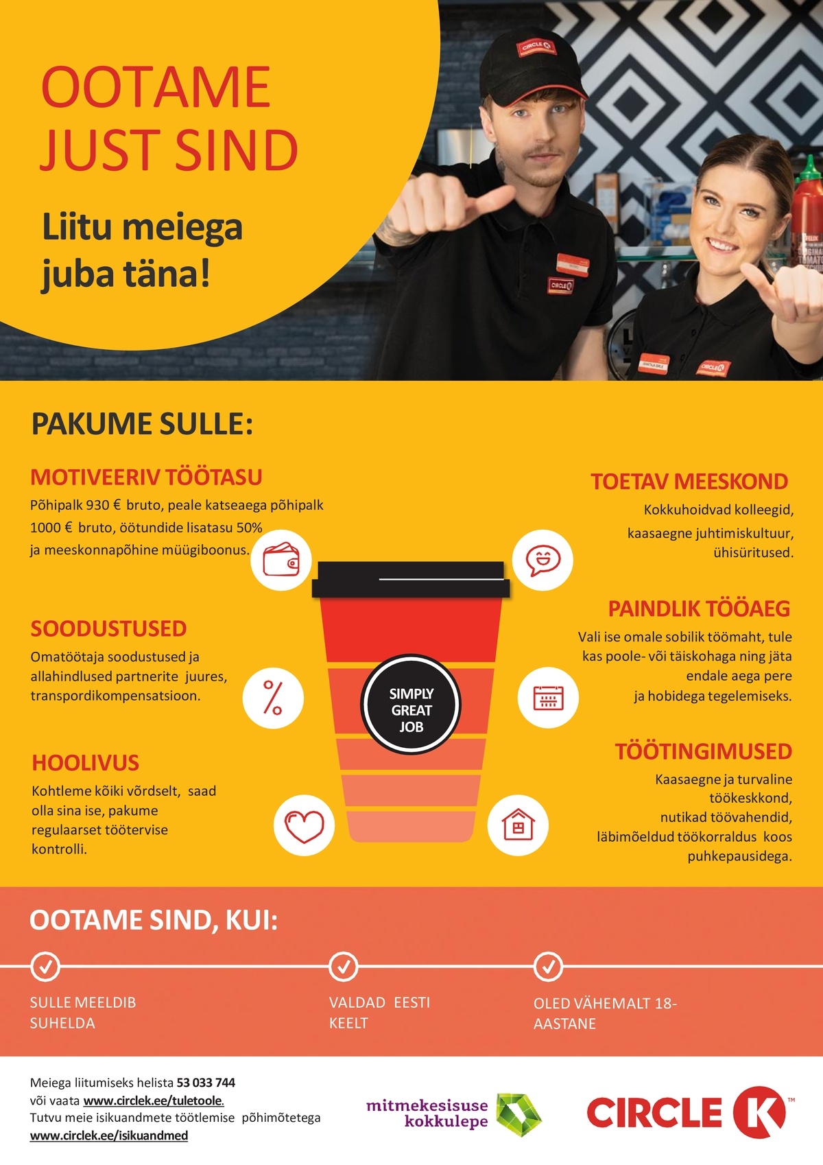 Circle K Eesti AS Müüja-klienditeenindaja Jüri teenindusjaama