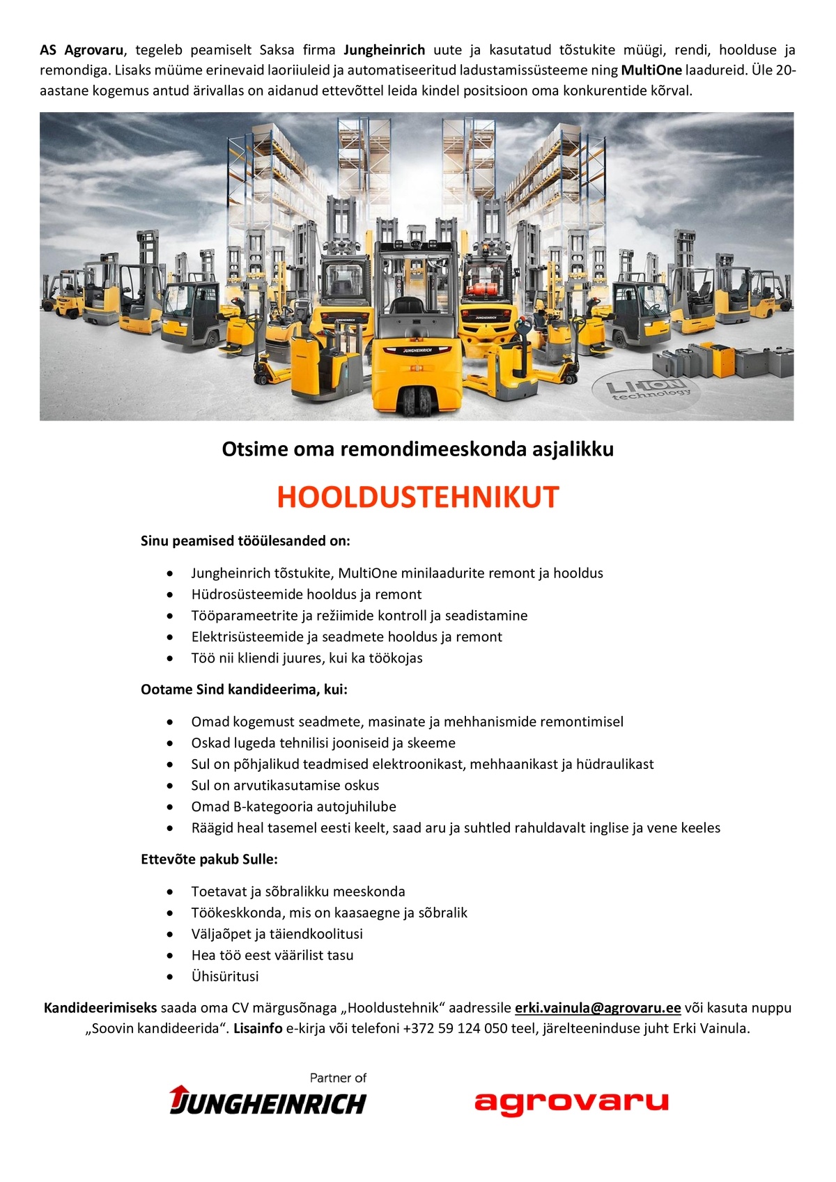 Agrovaru AS Hooldustehnik