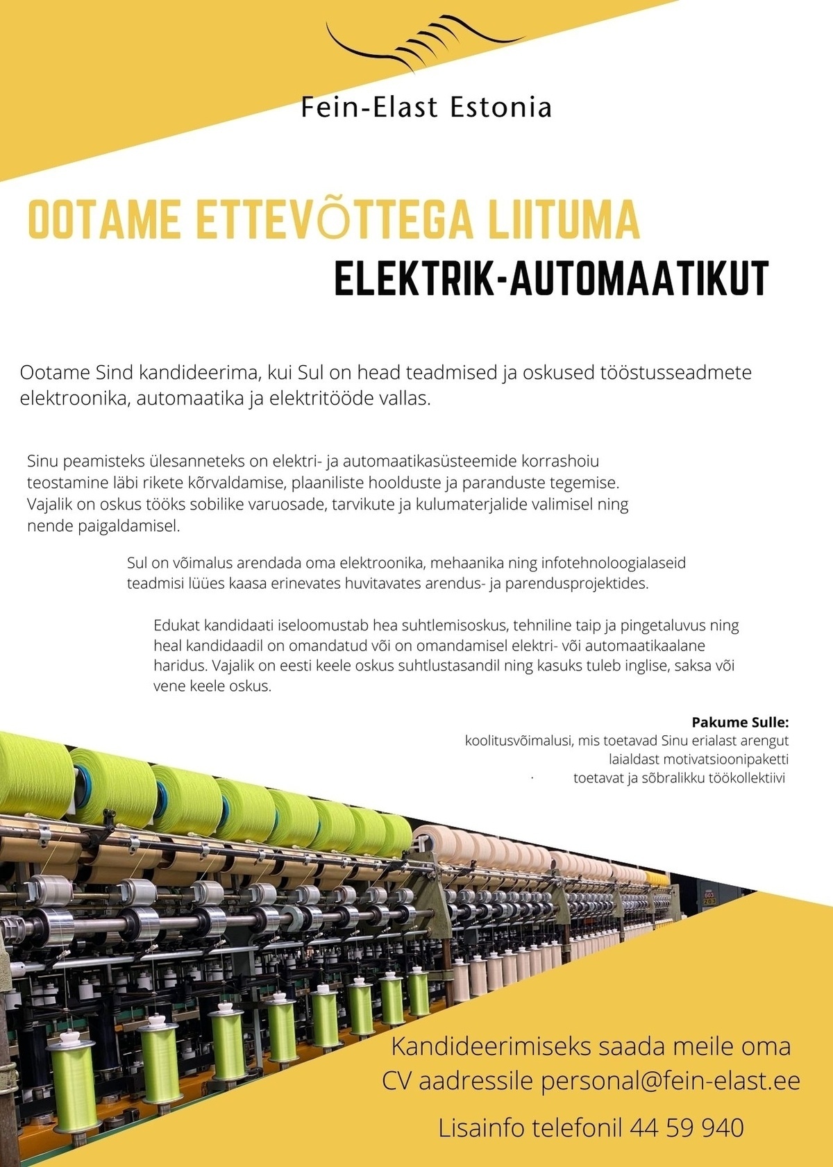Fein-Elast Estonia OÜ Elekrik-automaatik
