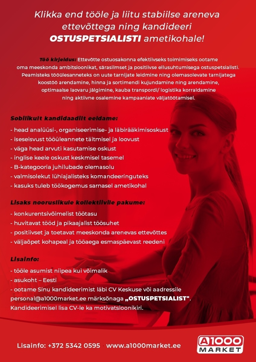 A1M OÜ Ostuspetsialist
