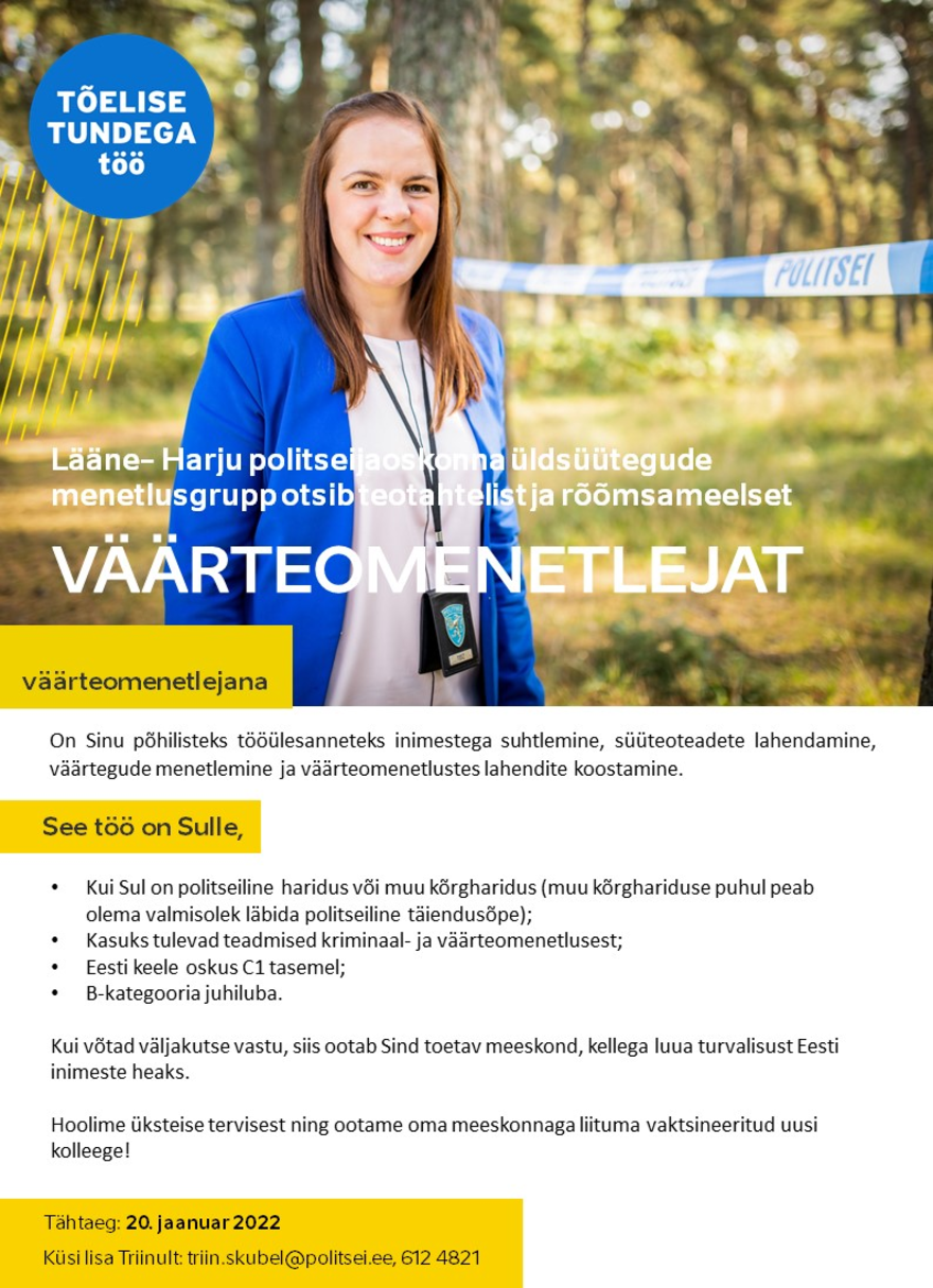 Politsei- ja Piirivalveamet Väärteomenetleja