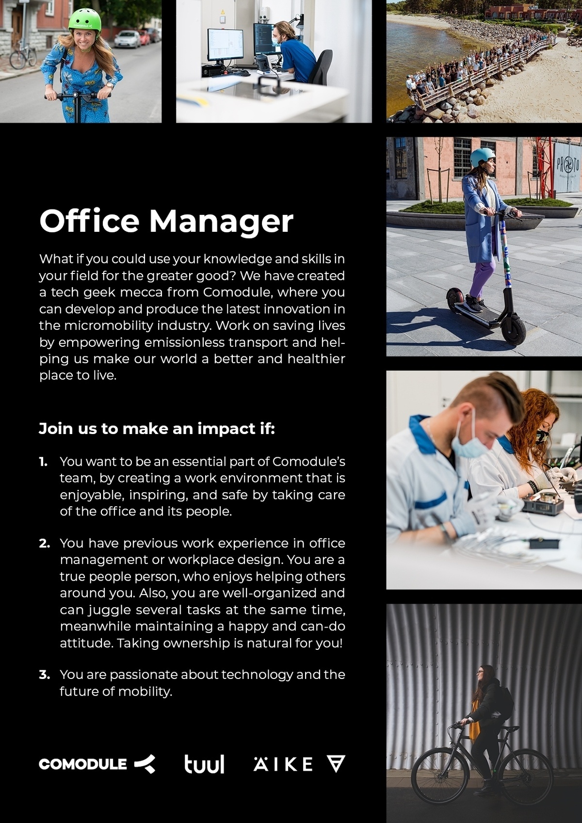 COMODULE OÜ Office Manager