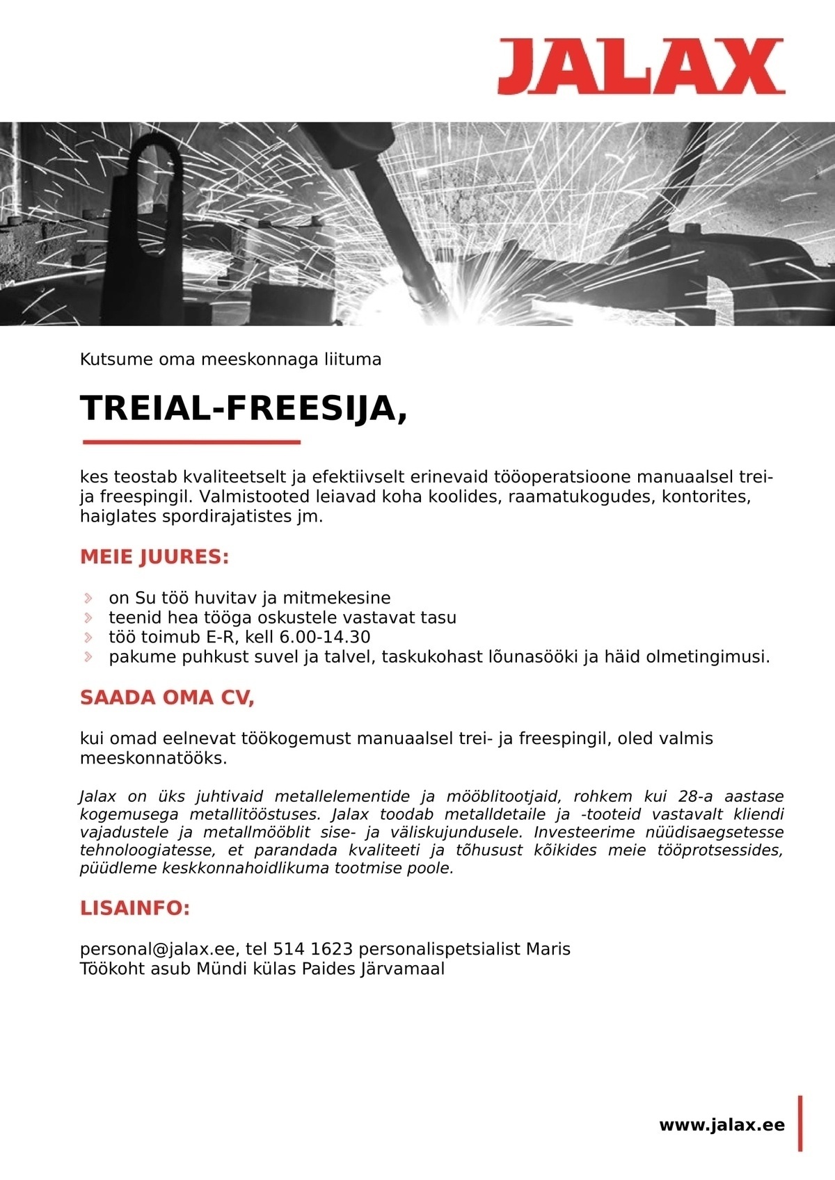 Jalax AS Treial-freesija