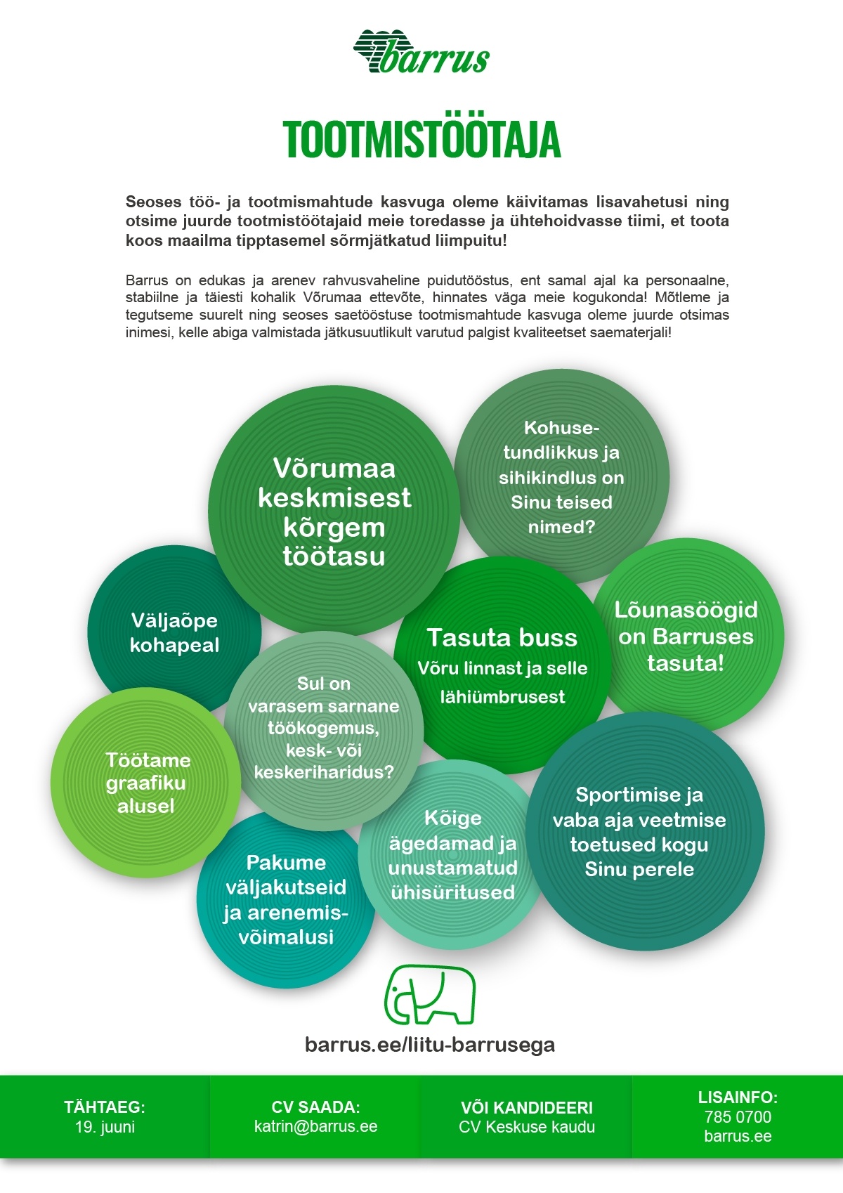 Barrus AS Tootmistöötaja