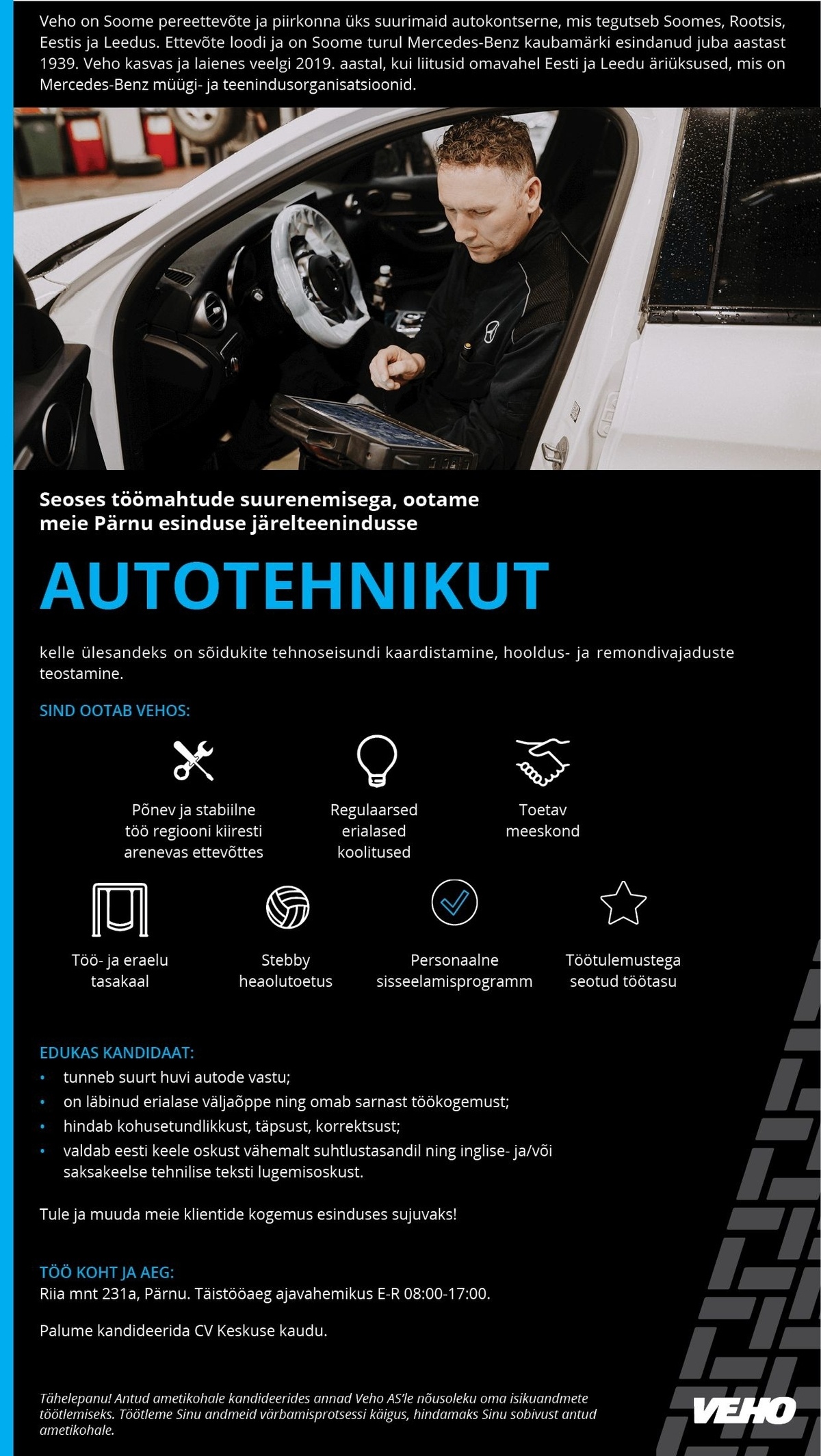 CVKeskus.ee klient Autotehnik (Pärnu)