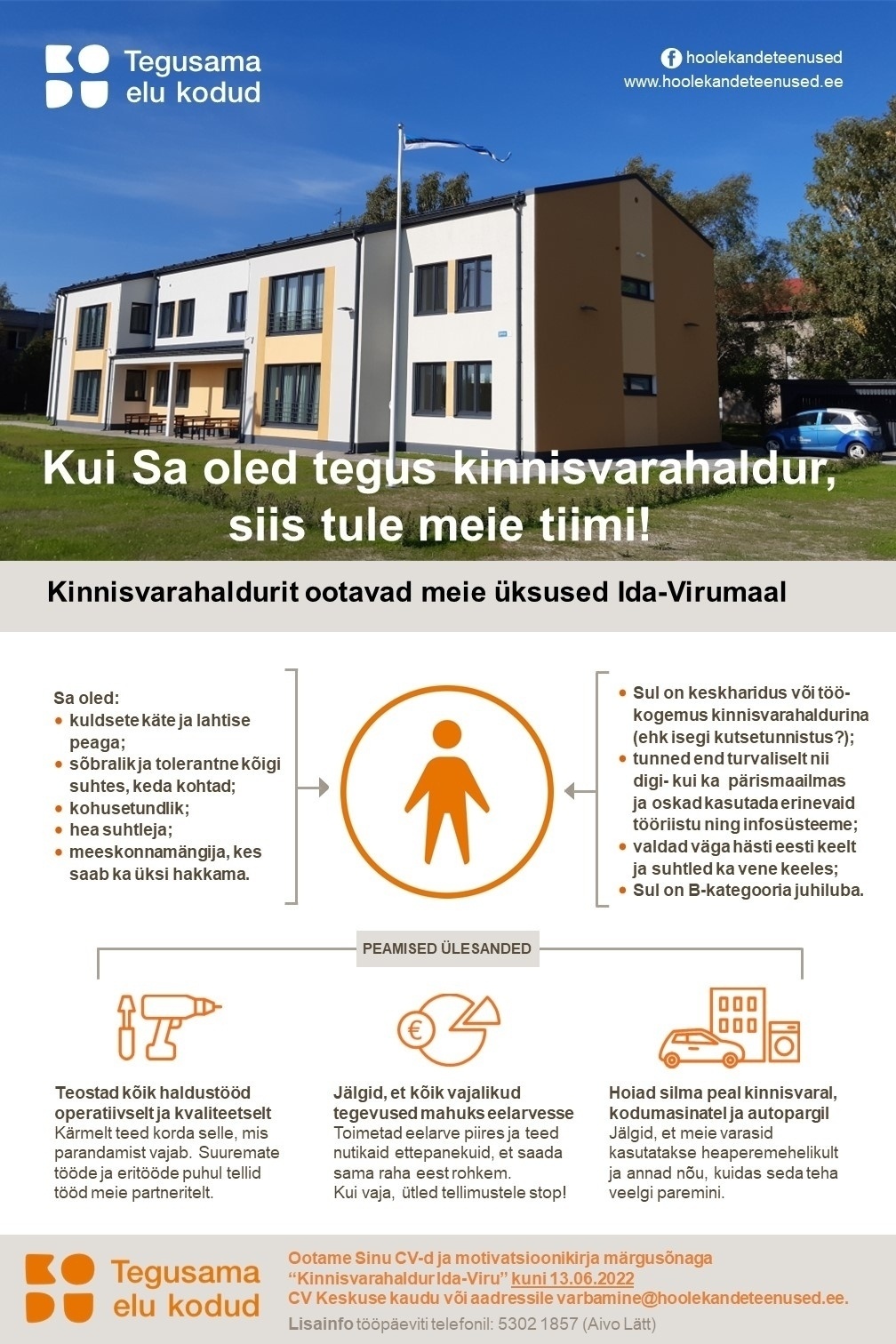 HOOLEKANDETEENUSED AS Kinnisvarahaldur Ida-Virumaale