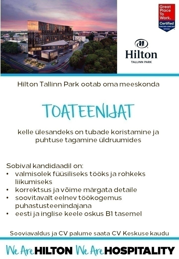 Hilton Tallinn Park Toateenija