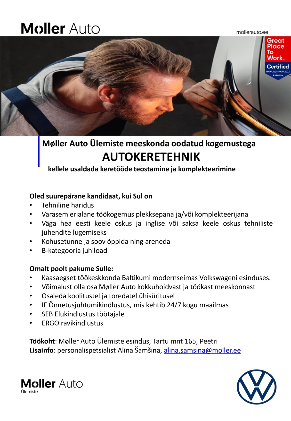 Moller Auto Tallinn OÜ AUTOKERETEHNIK