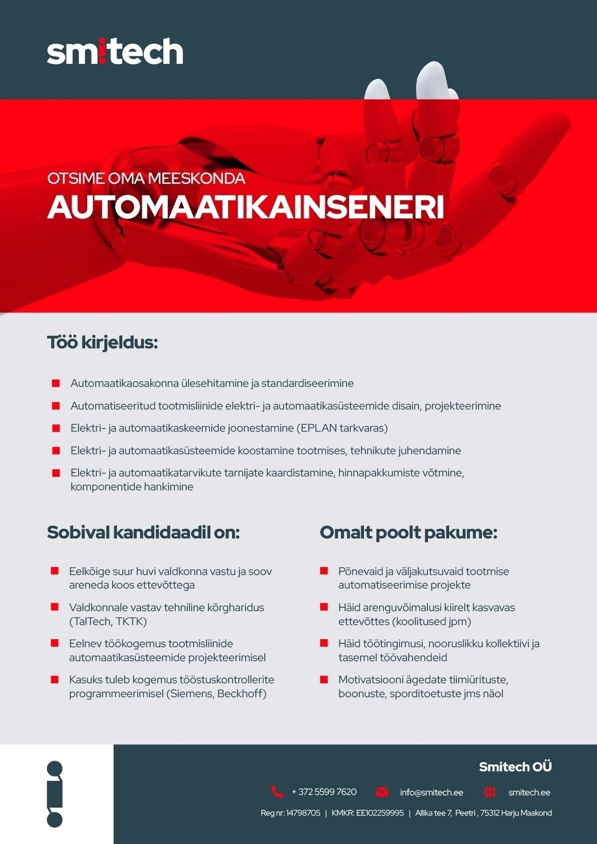 CVKeskus.ee klient Automaatikainsener