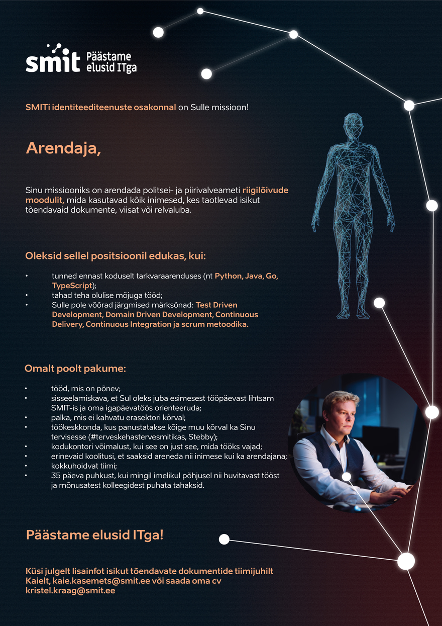 Siseministeeriumi infotehnoloogia- ja arenduskeskus Arendaja (riigilõivu teenus)