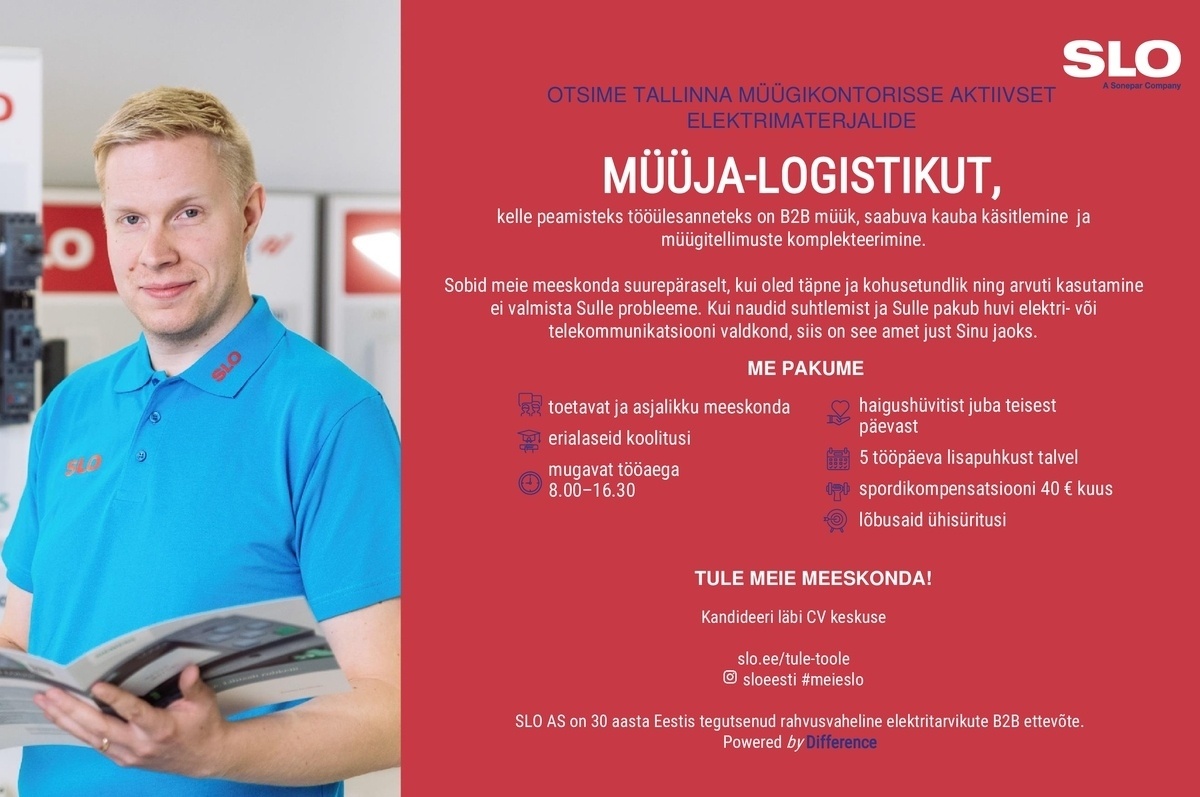 SLO AS Müüja-logistik
