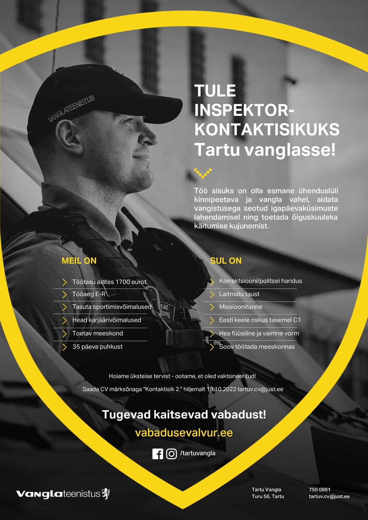 Tartu Vangla Inspektor-kontaktisik