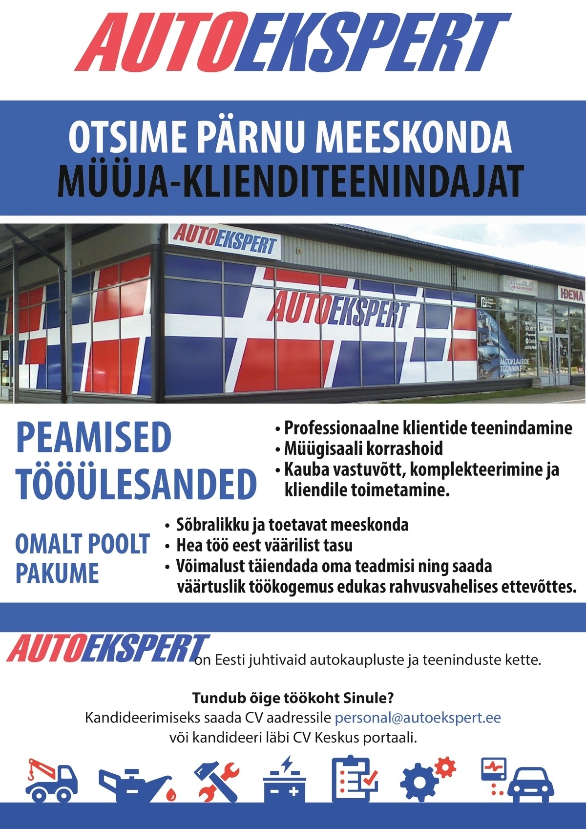 KG Knutsson AS Müüja-klienditeenindaja