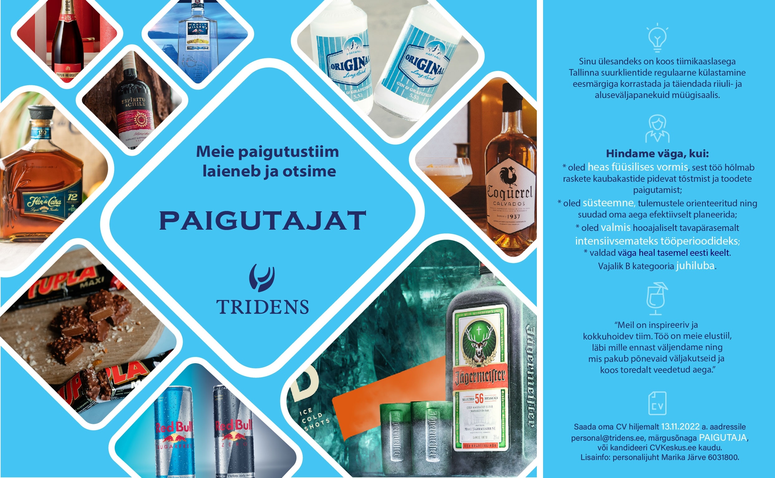 Tridens AS Paigutaja
