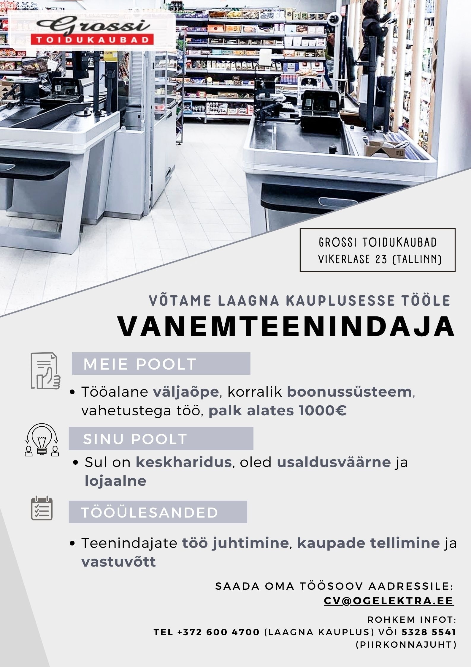 CVKeskus.ee klient Vanemteenindaja (Laagna)