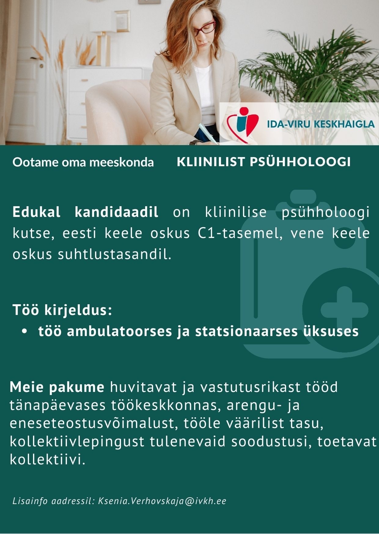 CVKeskus.ee klient Kliiniline psühholoog