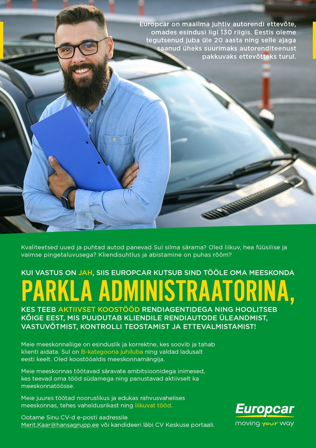 Hansarent OÜ / Europcar Parkla administraator