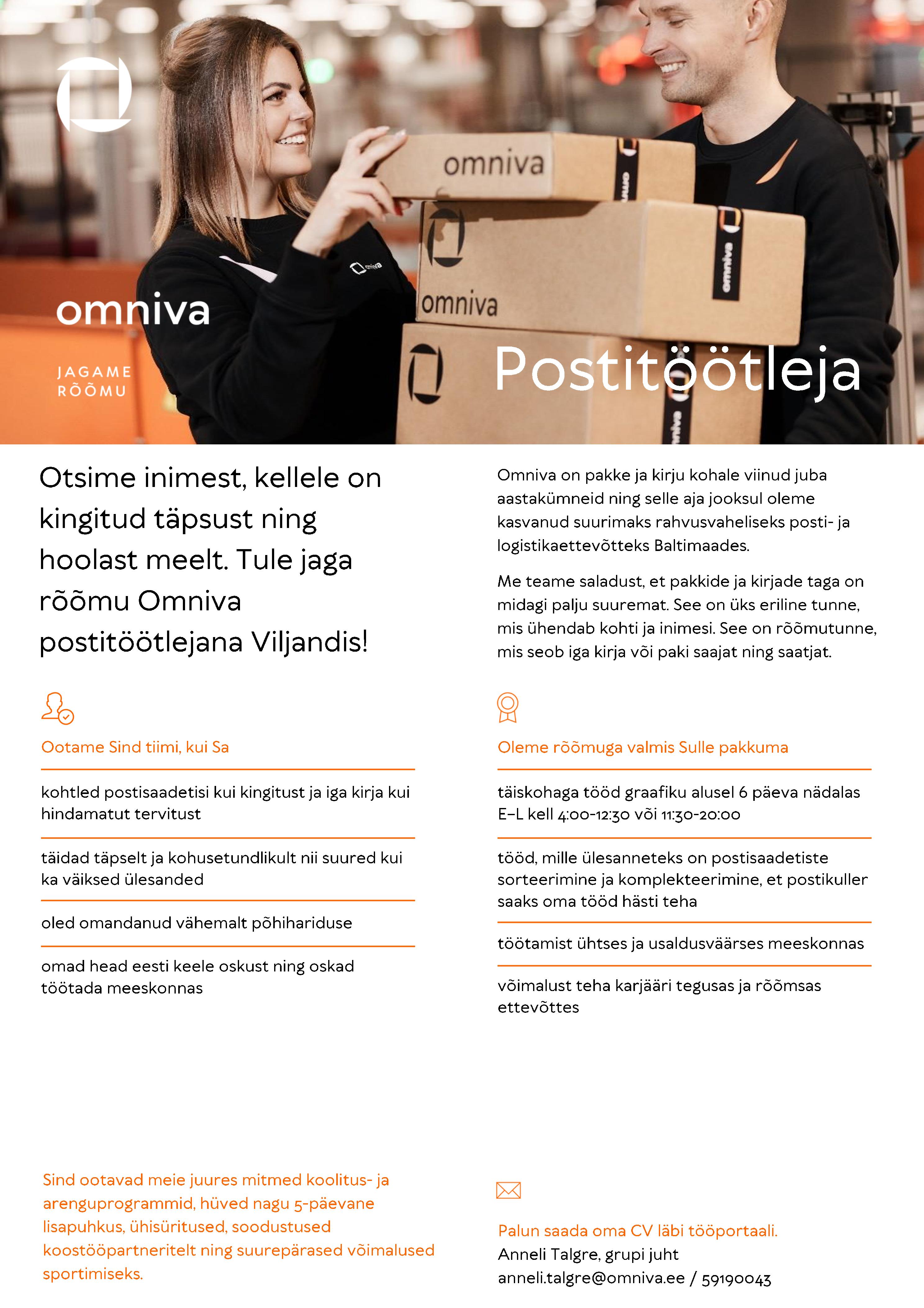 Omniva Postitöötleja (Viljandi)
