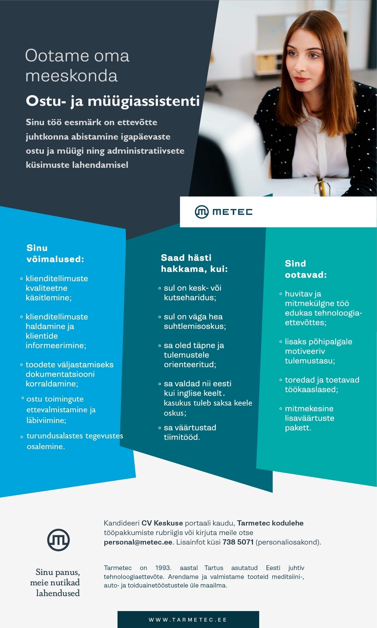 Tarmetec OÜ Ostu- ja müügiassistent