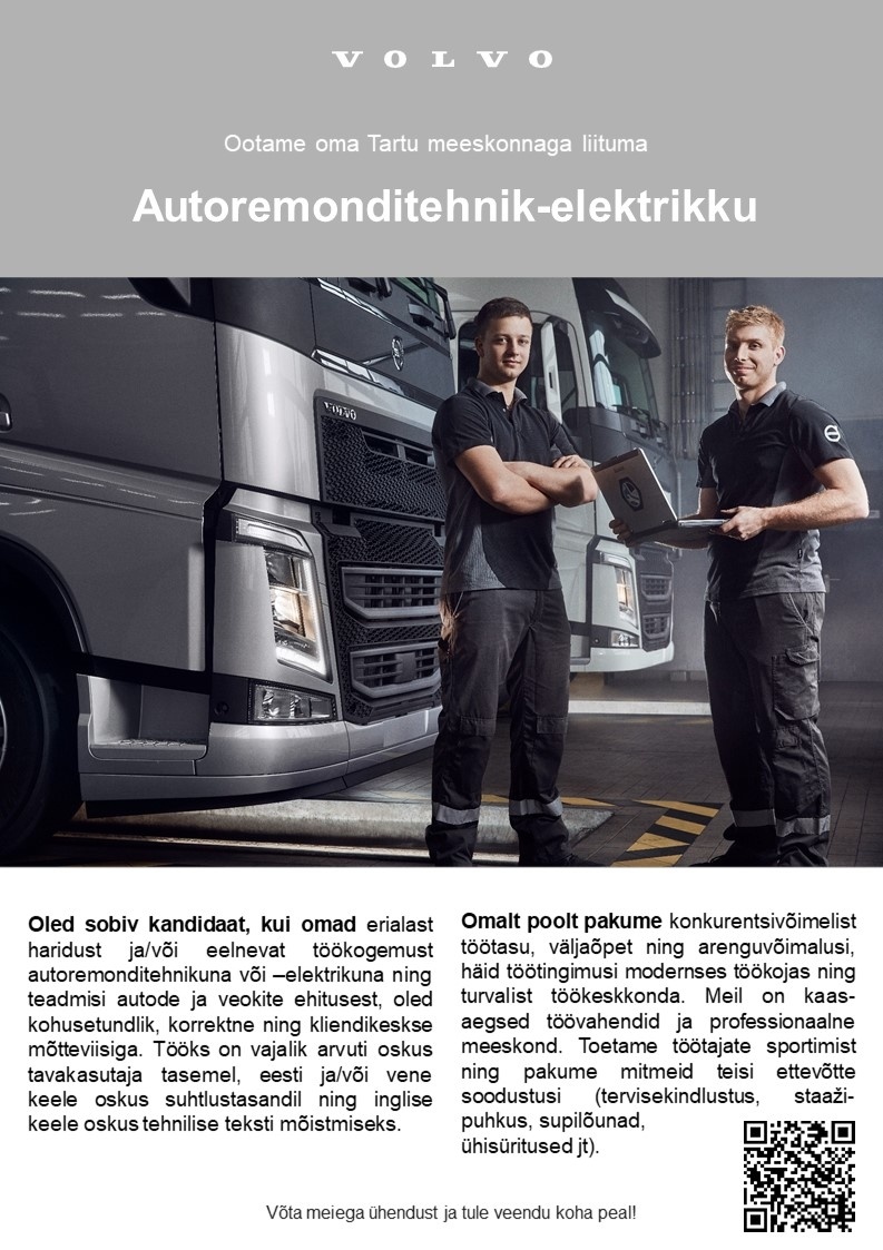 Volvo Estonia OÜ Autoremonditehnik-elektrik