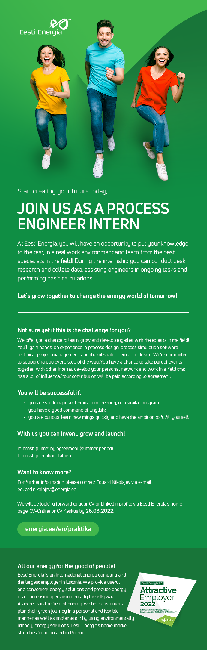 CV Keskus Job Ad PROCESS ENGINEER INTERN 2023 02 14 cv-keskus-job-ad-process-engineer-intern-2023-02-14