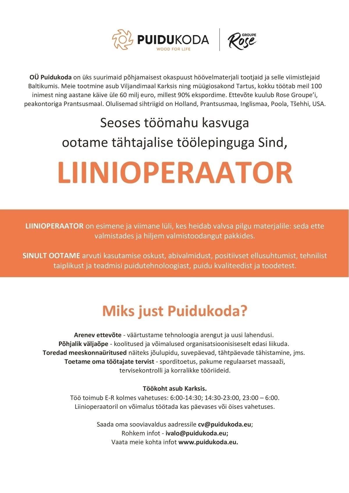 CVKeskus.ee klient Liinioperaator