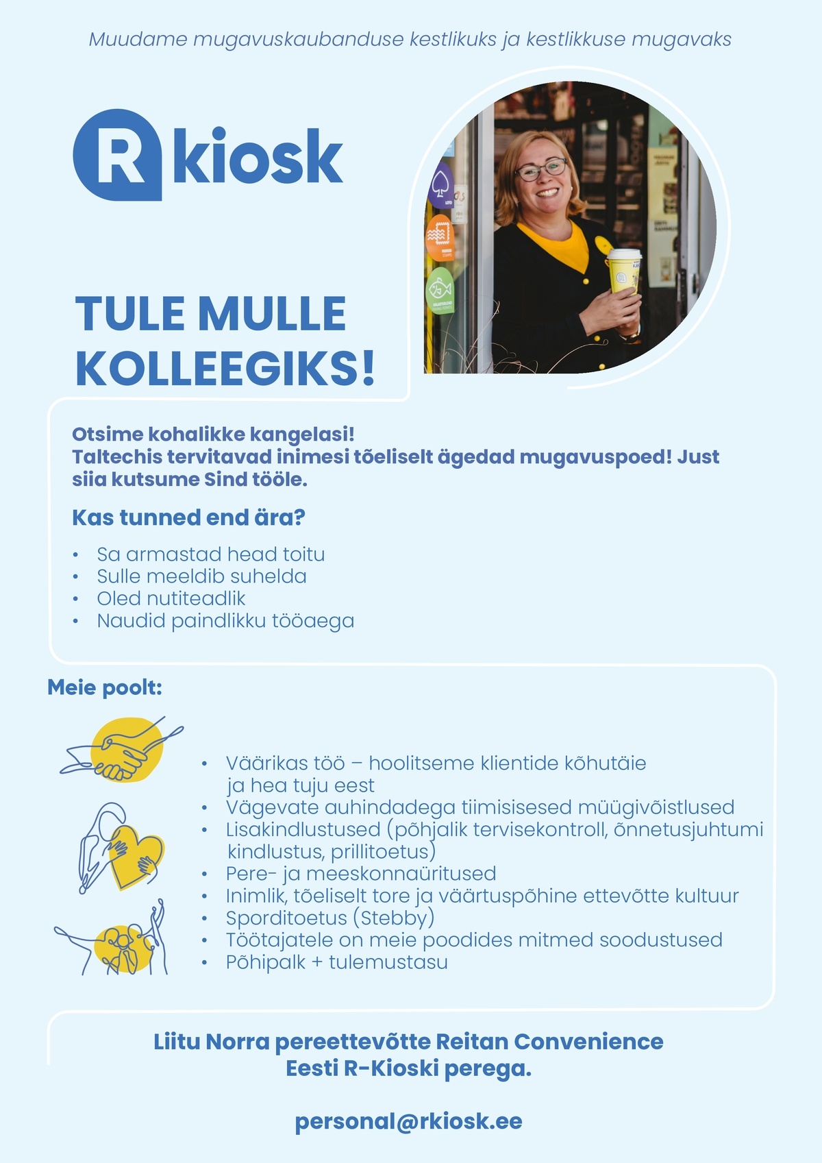 Reitan Convenience Estonia AS  Teenindaja TalTechi R-Kioskisse