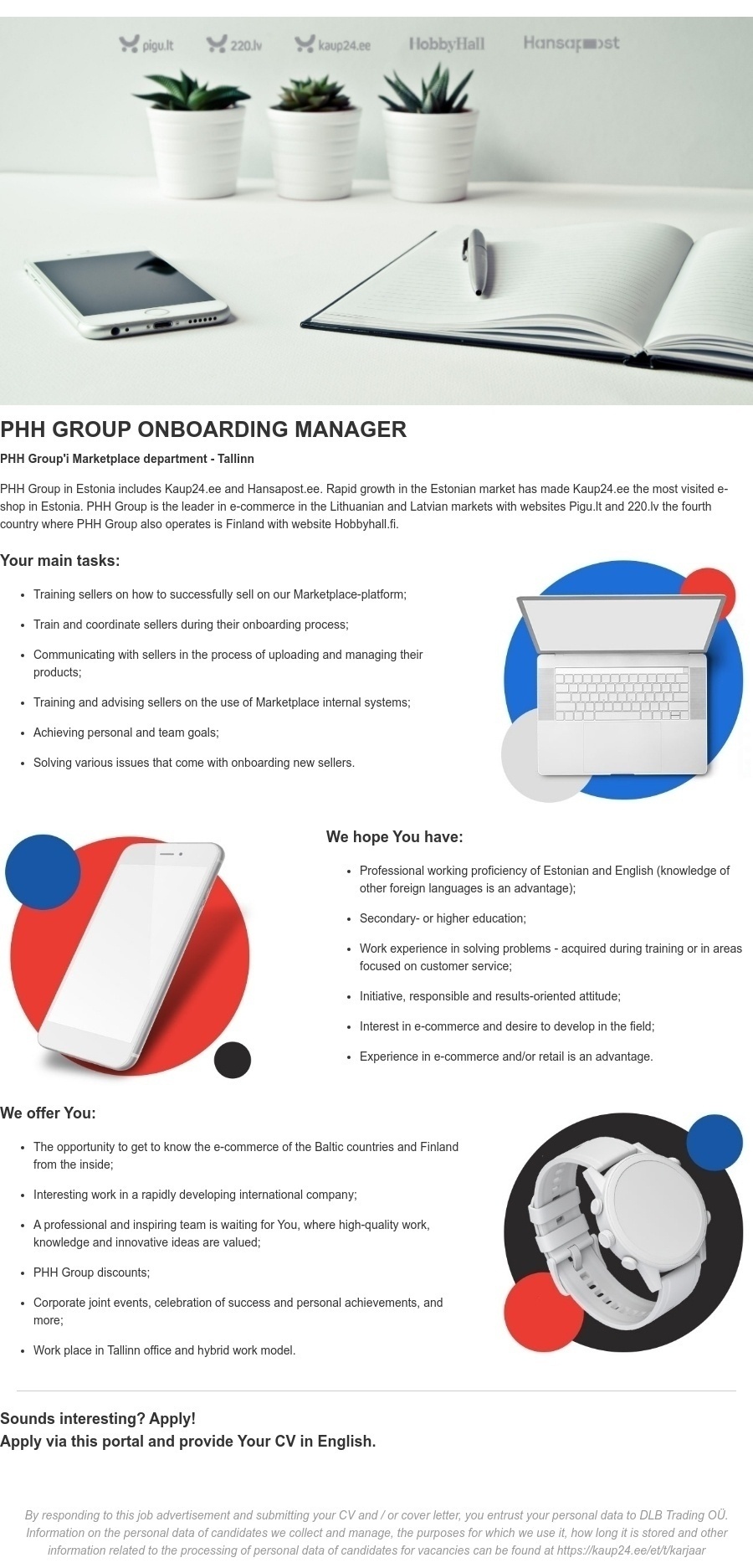 DLB TRADING OÜ Onboarding Manager