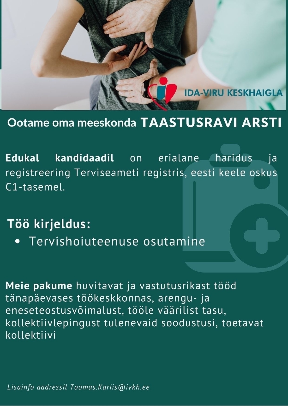 CVKeskus.ee klient Taastusravi arst