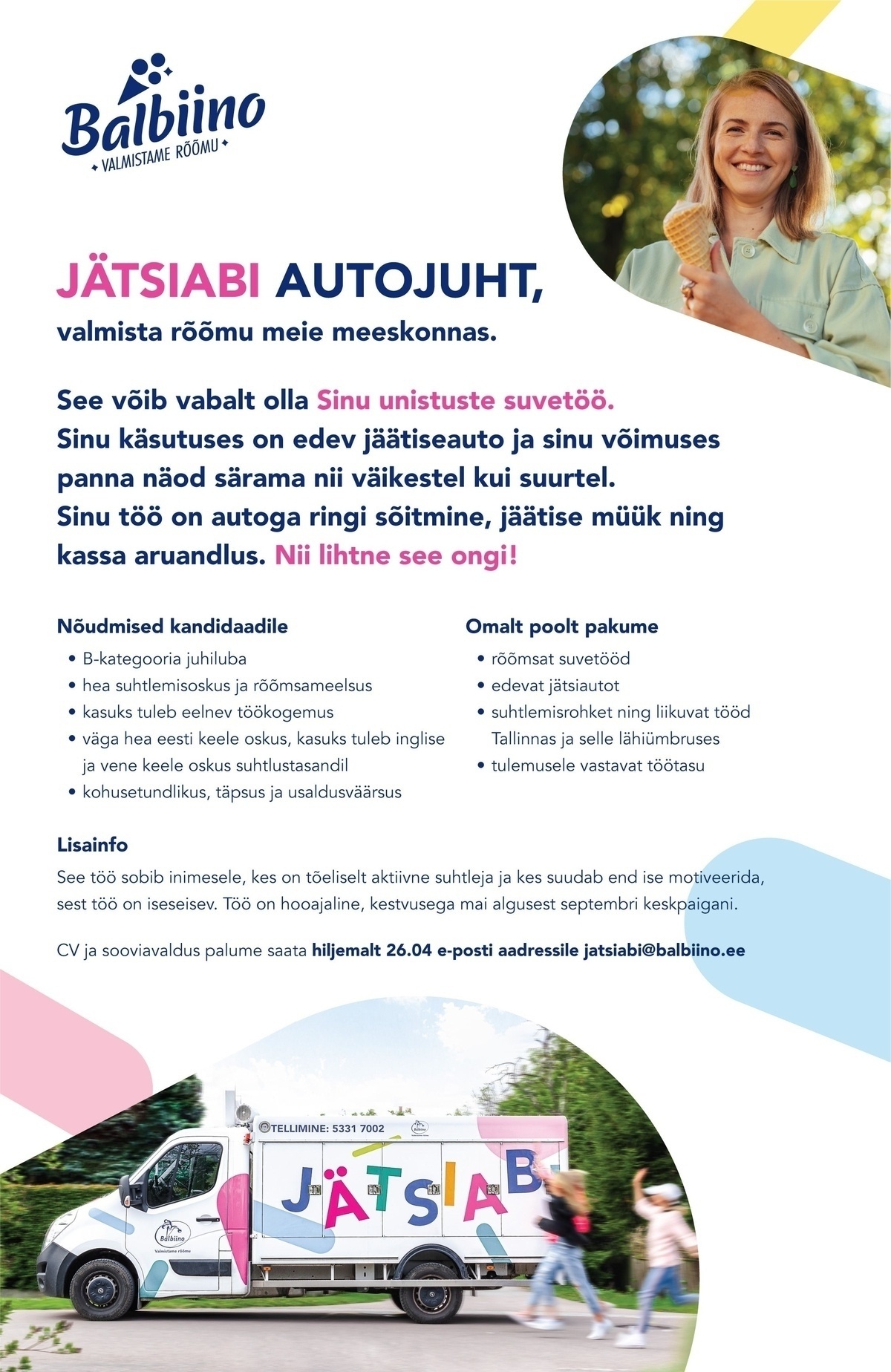 Balbiino AS Jätsiabi autojuht