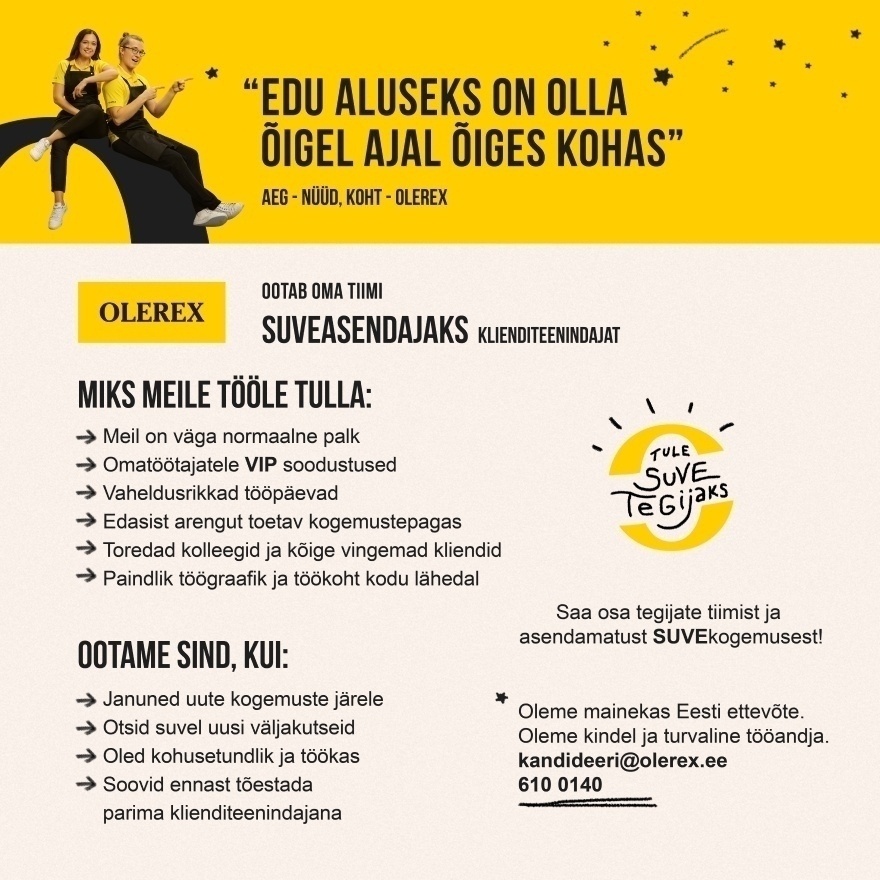 Olerex AS Suveks tööle Haage teenindusjaama