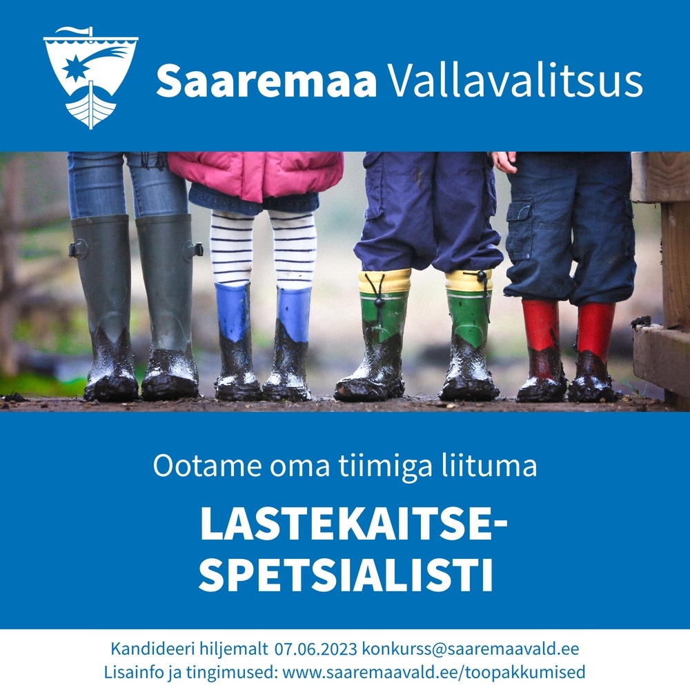 Saaremaa Vallavalitsus Lastekaitsespetsialist