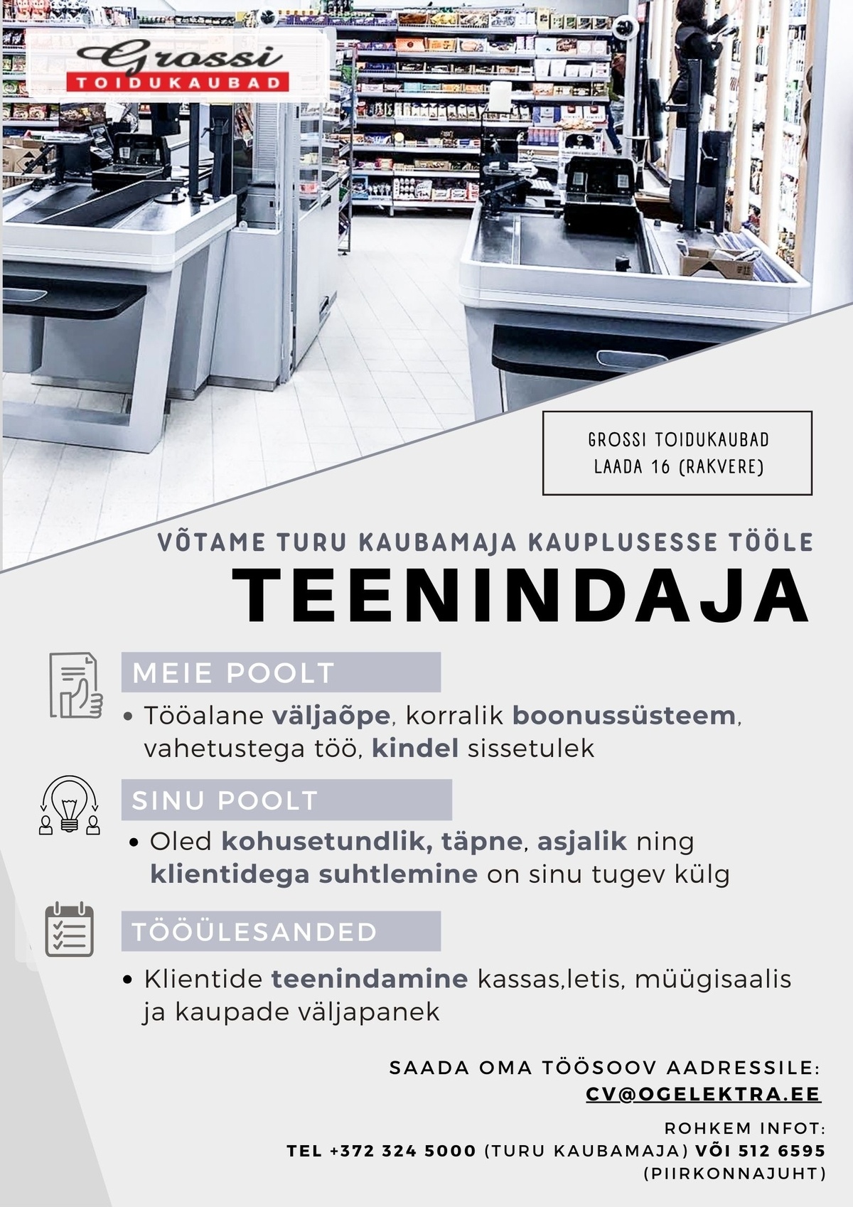 OG Elektra AS Teenindaja (Turu Kaubamaja)