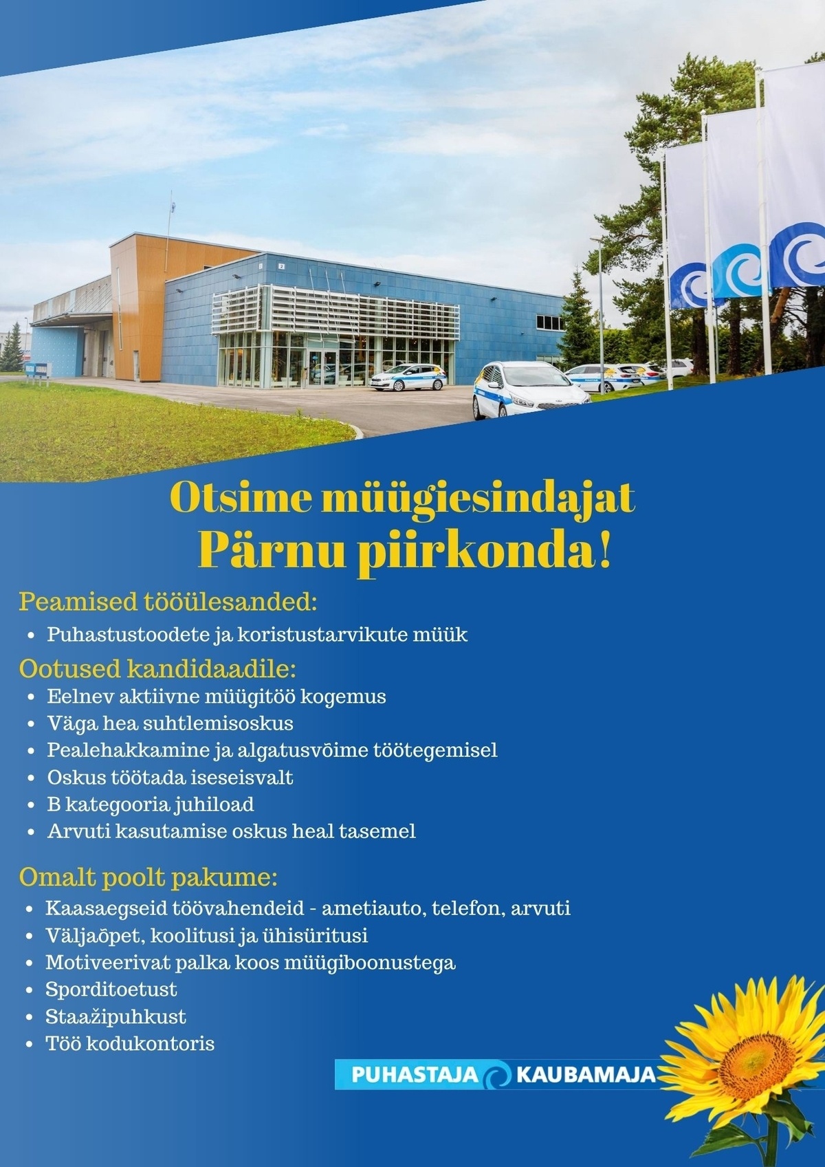 Ebeta AS Pärnu müügiesindaja