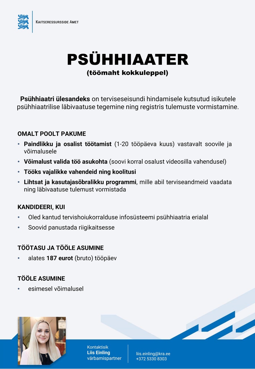 Kaitseressursside Amet Psühhiaater