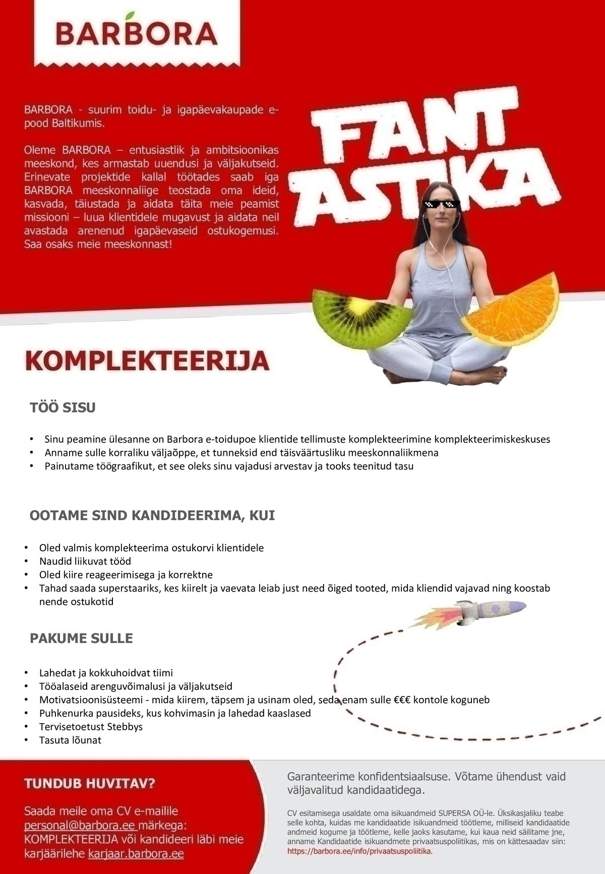 SUPERSA OÜ KOMPLEKTEERIJA (HAABERSTI KOMPLEKTEERIMISKESKUS)