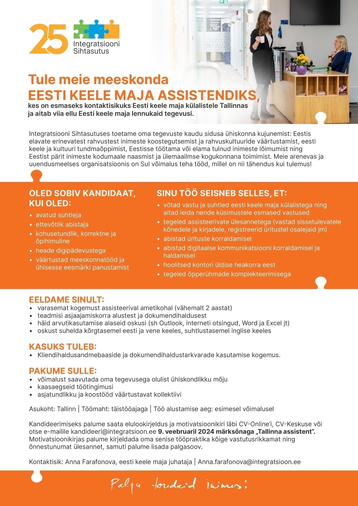 Integratsiooni Sihtasutus Assistent