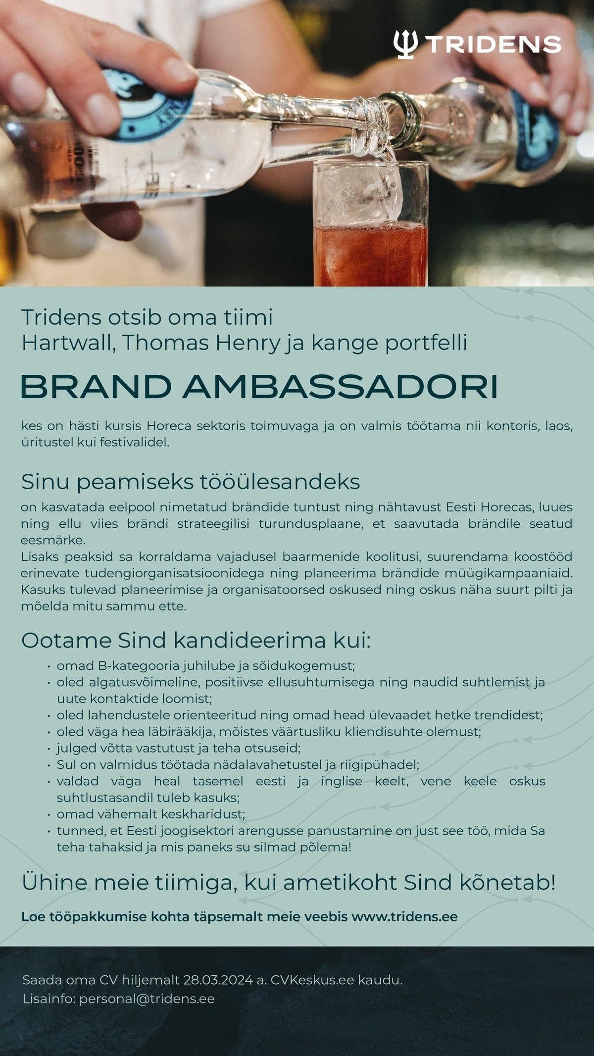 Tridens AS Brand Ambassador