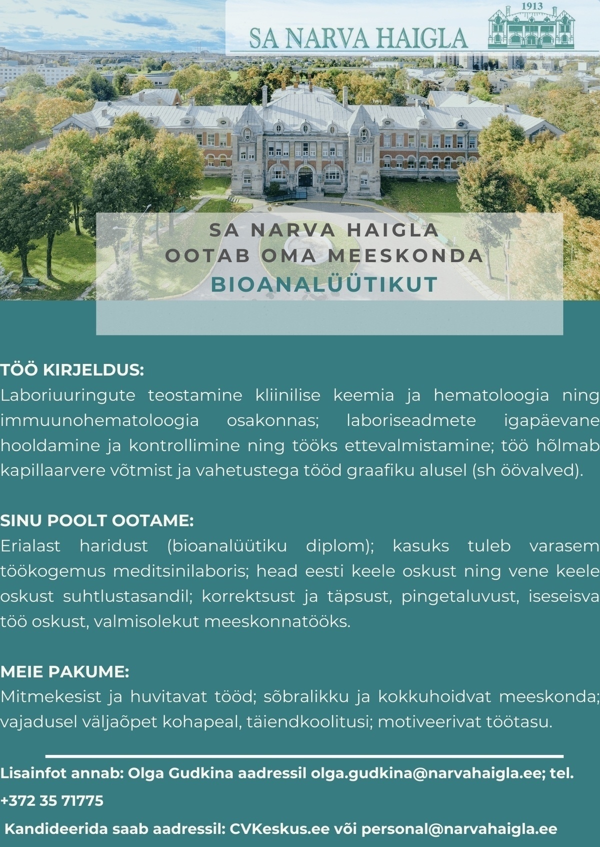 Narva Haigla SA BIOANALÜÜTIK