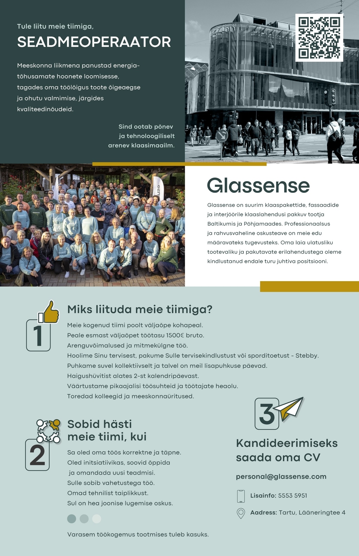 Glassense AS Seadmeoperaator