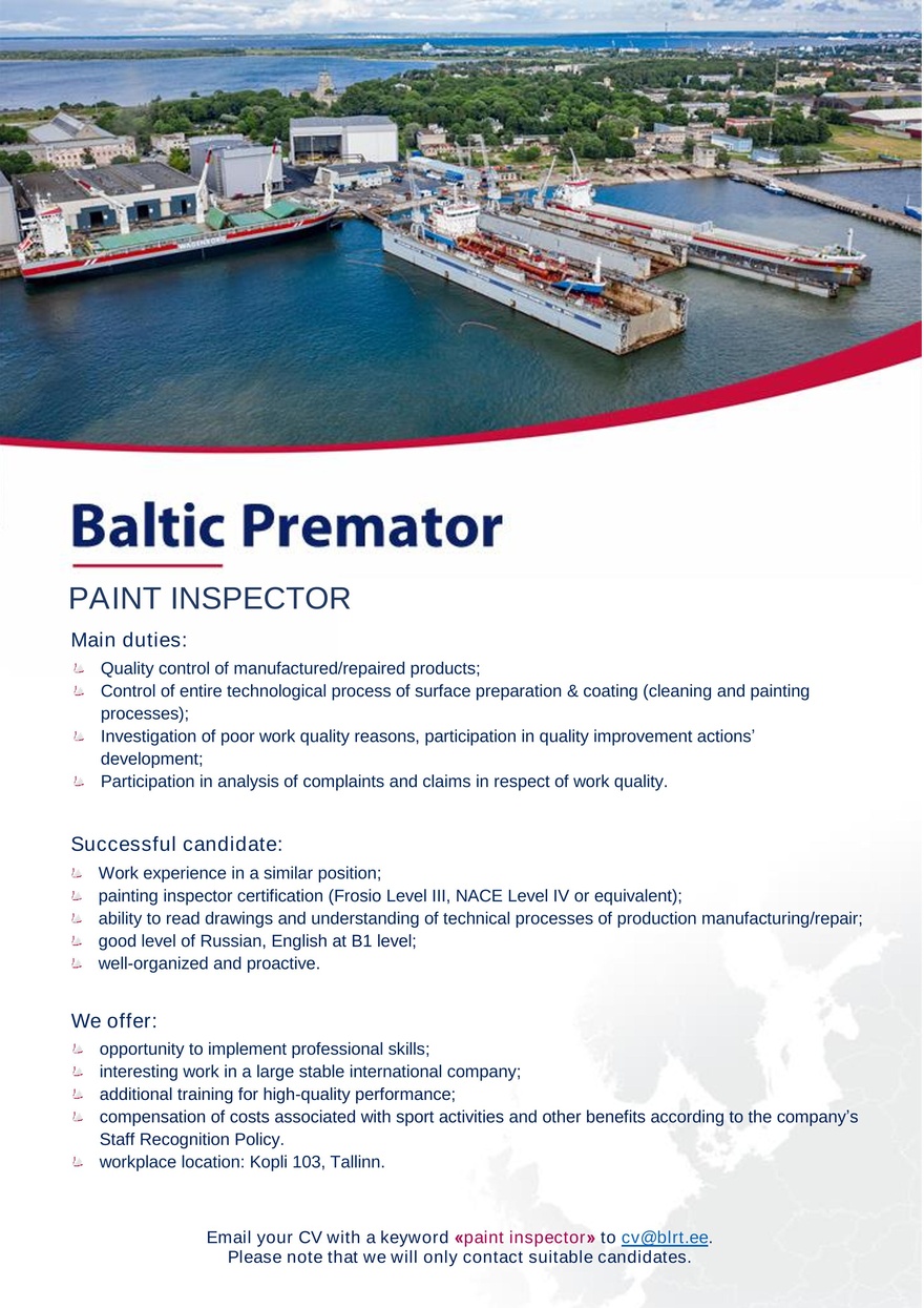 Baltic Premator Paint inspector