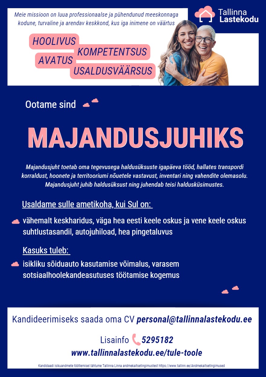 Tallinna Lastekodu Majandusjuht