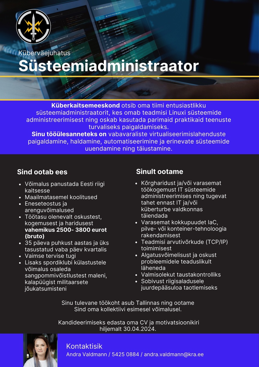 Küberväejuhatus Süsteemiadministraator