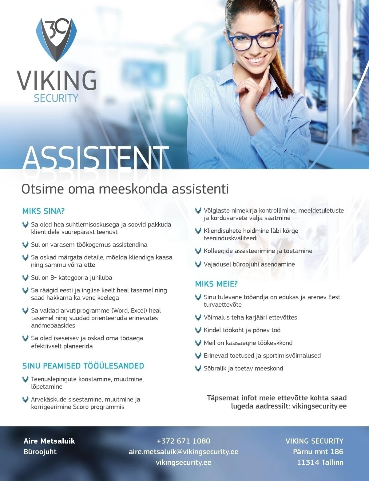 Viking Security AS Assistent