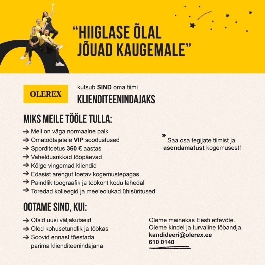 Olerex AS Klienditeenindaja Peetri teenindusjaama