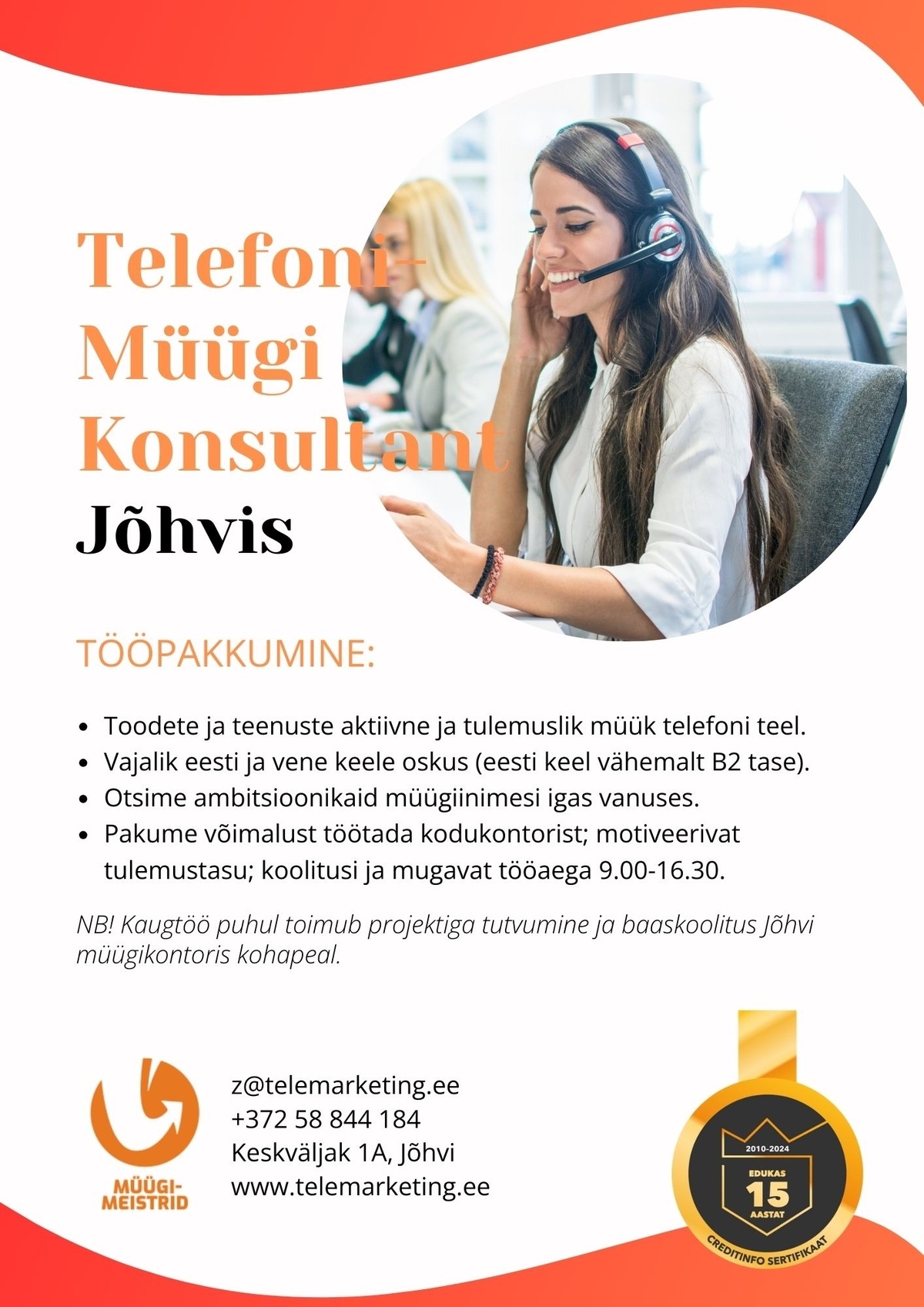 Müügimeistrite AS Müügikonsultant Jõhvis