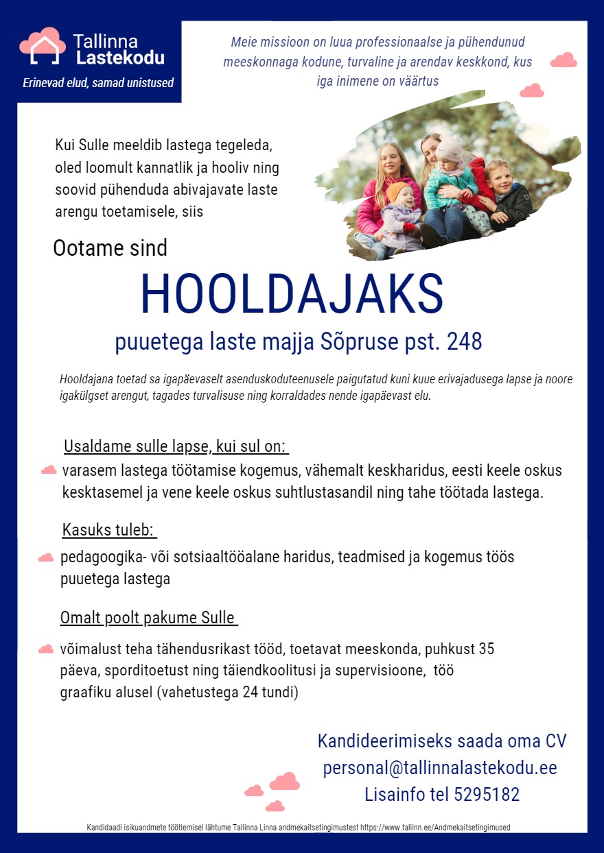 Tallinna Lastekodu Hooldaja