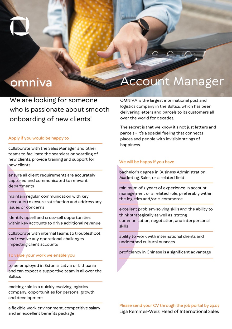 Omniva Account Manager